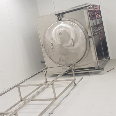 12kg/H食品加工の脱水機へのWKSのマイクロウェーブ真空のドライヤー9.6kg/H