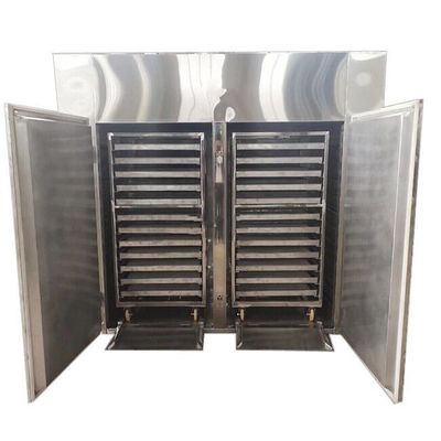 品質  9-15KW Chemical Hot Air Tray Dryer 304SS Industrial Fruit Dehydrator Machine 工場