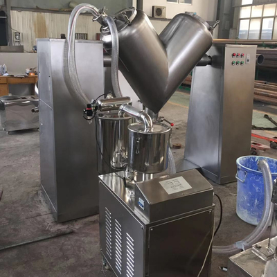 11KW Vのタイプ混合機の薬剤の粉のミキサー機械への0.75KW