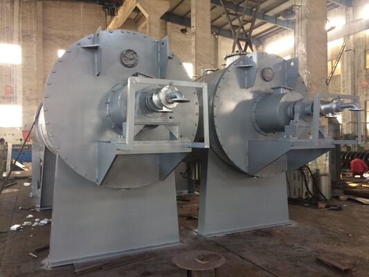 革新的な水平真空レーキ乾燥機による湿潤材料の乾燥