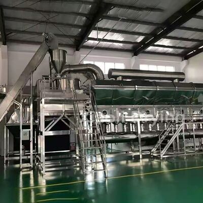 医薬品顆粒用熱風流動床乾燥機