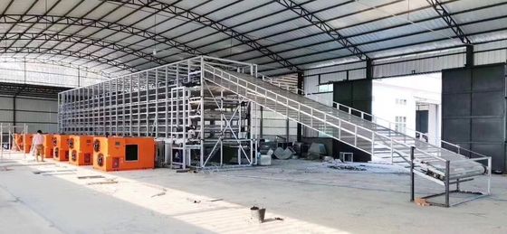 大容量連続的なベルトのドライヤーの熱気の循環の産業乾燥機械