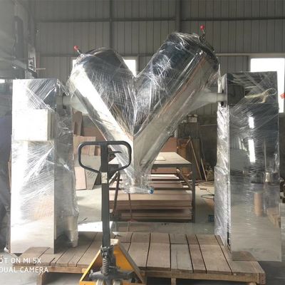 11KW Vのタイプ混合機の薬剤の粉のミキサー機械への0.75KW