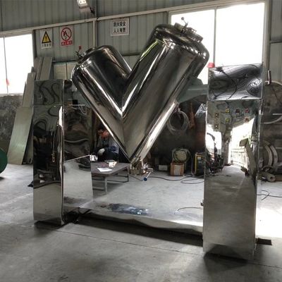 セリウムSUS304 Vのタイプ粉の混合機械ミラーの磨かれた洗浄力がある粉のミキサー