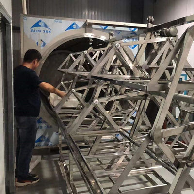 2450MHzトロピカル・フルーツのマイクロウェーブ真空のドライヤーの産業皿の乾燥オーブン