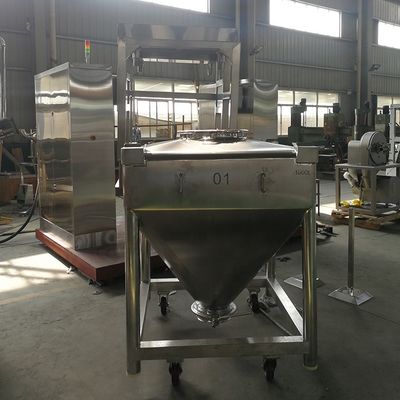 薬剤の無菌正方形の円錐形のミキサーの化学粉の微粒の混合機械