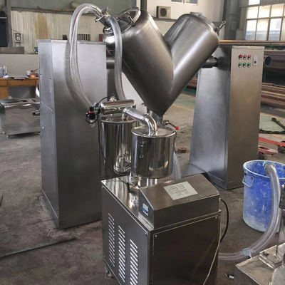 11KW Vのタイプ混合機の薬剤の粉のミキサー機械への0.75KW